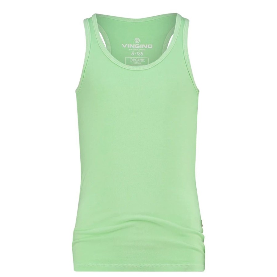 Meisjes Vingino | Vingino Meisjes Top Noeskgn36201 Neon Groen